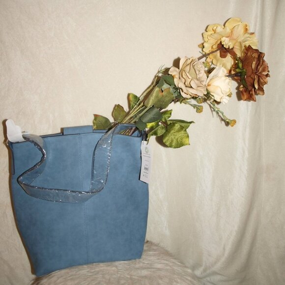 Time and Tru Handbags - NEW Light Blue PURSE Size Large By Time And Tru